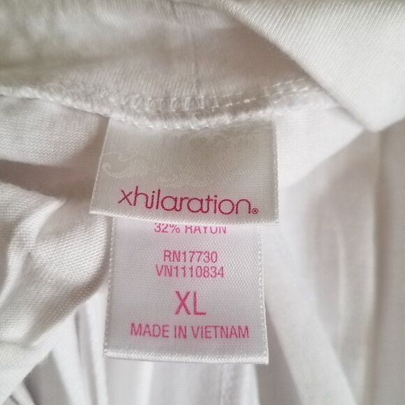 Juniors X-Large Cardigan Sweater White long sleeve - Picture 5 of 5